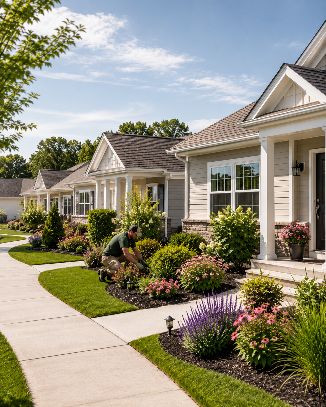 Gardener providing neighborhood appointments